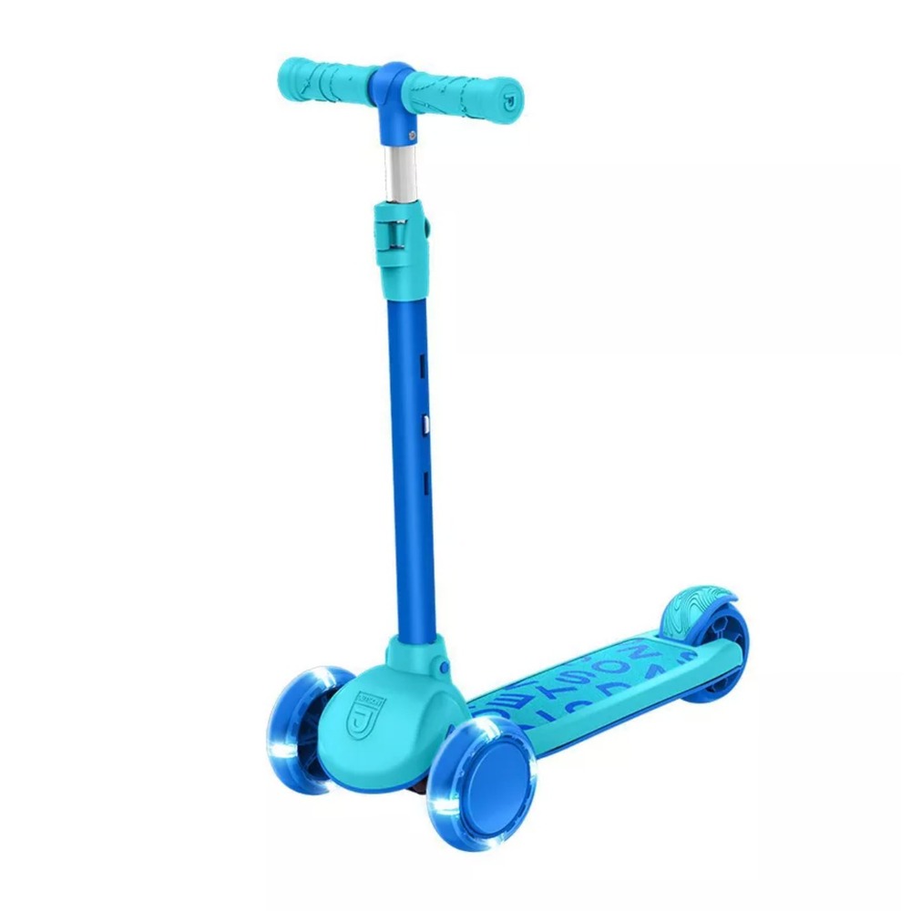 NIB JETSON GEM LEARN & GROW‎ KICK SCOOTER - BLUE/GREEN- ADJUSTABLE & LIGHTS UP